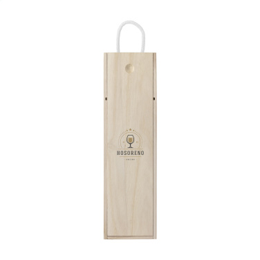 Logo trade promotional gifts picture of: WineWood wine box