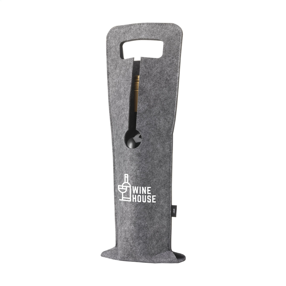 Logotrade corporate gifts photo of: Wine Bag-to-Give GRS RPET