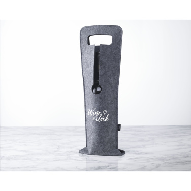 Logo trade business gifts image of: Wine Bag-to-Give GRS RPET