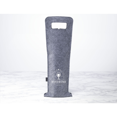 Logo trade promotional gifts picture of: Wine Bag-to-Give GRS RPET