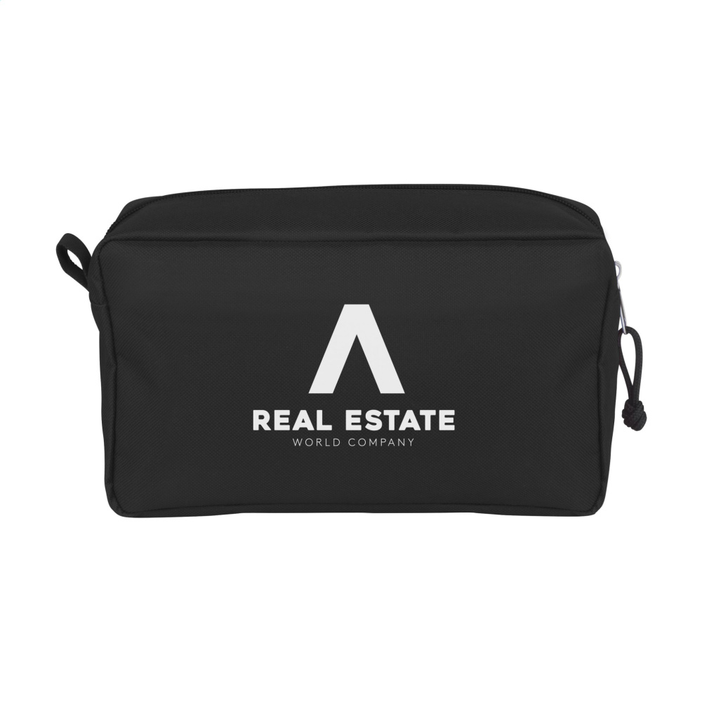 Logo trade promotional merchandise photo of: Stacey GRS RPET toiletry bag