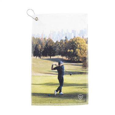 Logotrade promotional gift picture of: GolfTowel 400 g/m² 30x50