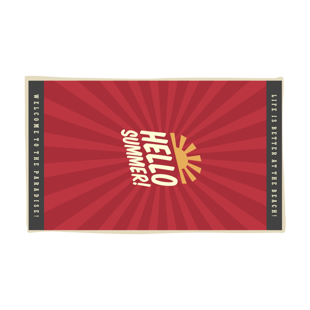 Logotrade promotional gift image of: Printed BeachTowel 300 g/m² 100x180