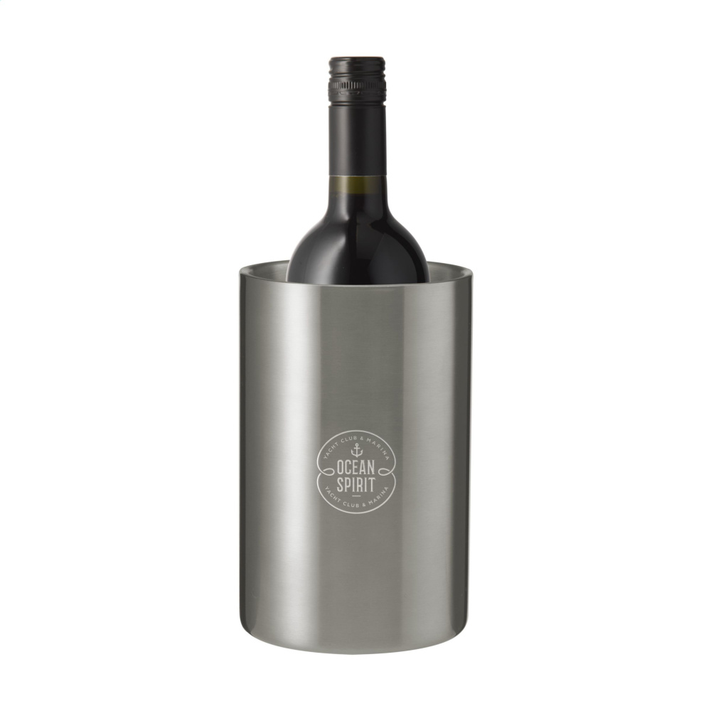 Logotrade promotional product picture of: CoolSteel RCS Recycled Steel wine cooler