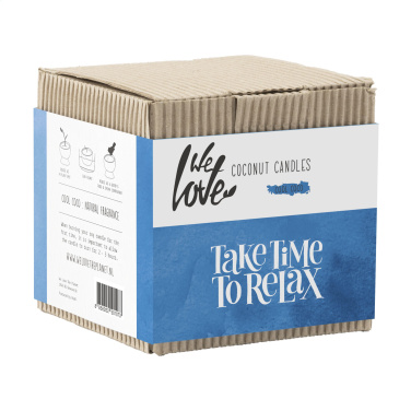 Logotrade promotional giveaway picture of: We Love The Planet Coconut Candle