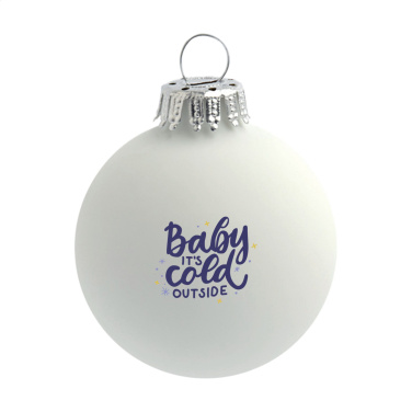 Logo trade promotional giveaways picture of: Christmas Bauble Ø 6 cm - Made in Europe