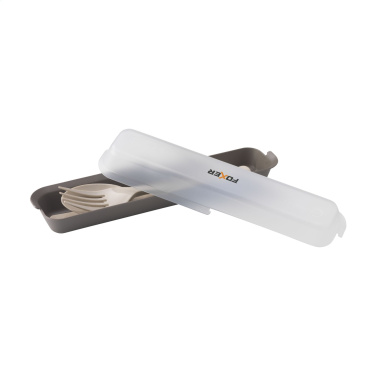 Logo trade promotional items image of: Outdoor 3-piece Cutlery Set