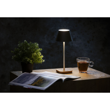 Logo trade promotional merchandise picture of: Wooosh RCS Luzia Table Light