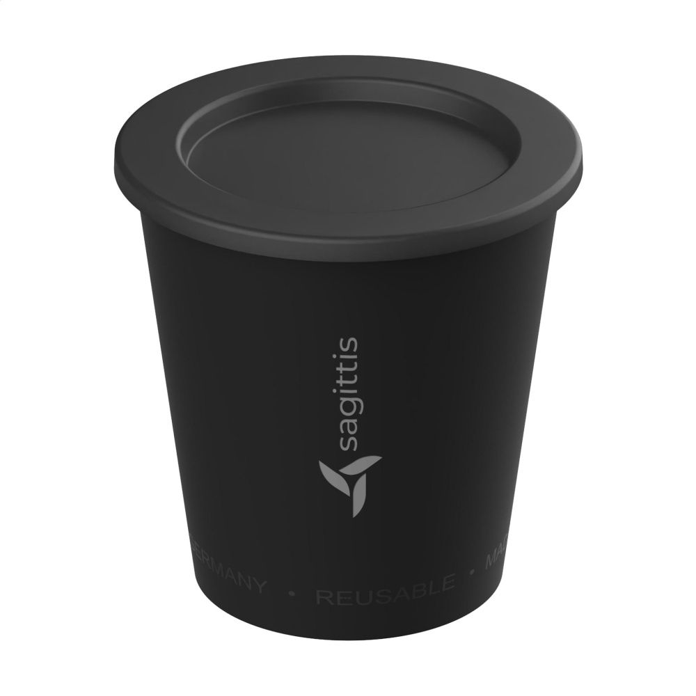 Logotrade promotional giveaway image of: Drinking Cup Bio-Based Lid 200 ml