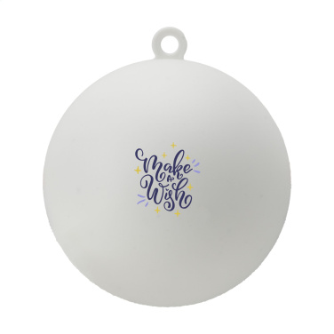 Logotrade promotional products photo of: Christmas Bauble Ø 7 cm Recycled PP - Made in Europe