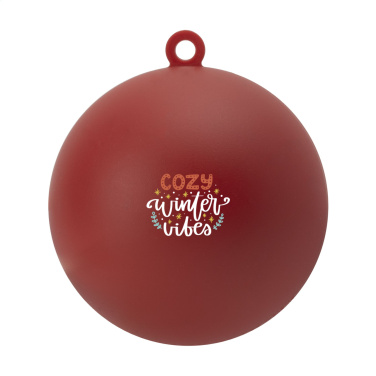 Logo trade promotional giveaway photo of: Christmas Bauble Ø 7 cm Recycled PP - Made in Europe