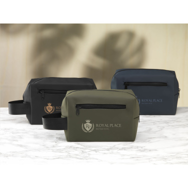 Logo trade advertising product photo of: LeLennon RCS Recycled PU Toiletry Bag