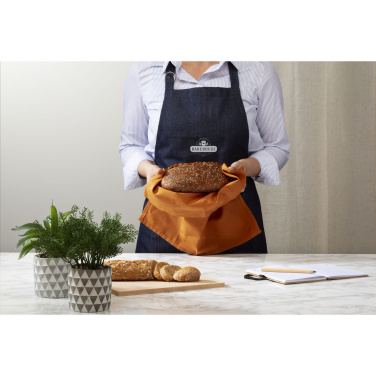 Logo trade promotional merchandise picture of: Apron GRS Recycled Denim (220 g/m²)