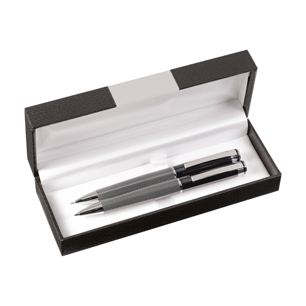 Logo trade promotional giveaways image of: Princeton Double writing set