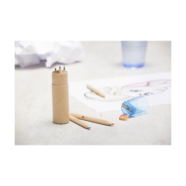 Logo trade promotional merchandise image of: ColourTube pencils