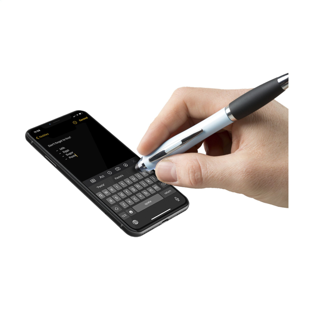 Logotrade promotional gift picture of: Athos Colour Touch stylus pen