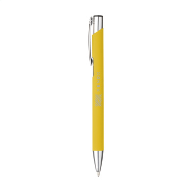 Logotrade promotional item image of: Ebony Soft Touch pen