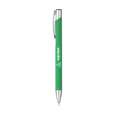 Logo trade promotional items image of: Ebony Soft Touch pen