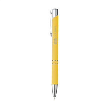 Logotrade promotional items photo of: Ebony Soft Touch Accent pen