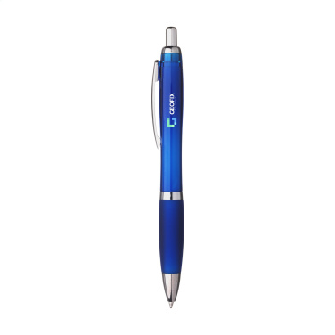 Logo trade promotional giveaways image of: Athos Solid GRS Recycled ABS pen