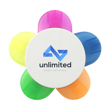 Logotrade promotional item image of: Bloom Recycled Milk-Carton highlighter