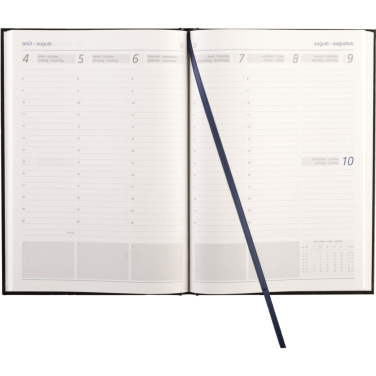 Logo trade promotional products picture of: Eurodirect Balacron diary A5 4-languages