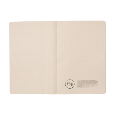 Logo trade promotional merchandise picture of: Sugarcane Paper Notebook A5