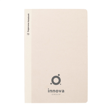 Logo trade promotional giveaways picture of: Sugarcane Paper Notebook A5
