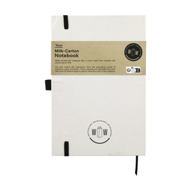 Logo trade business gifts image of: Milk-Carton Paper Notebook A5