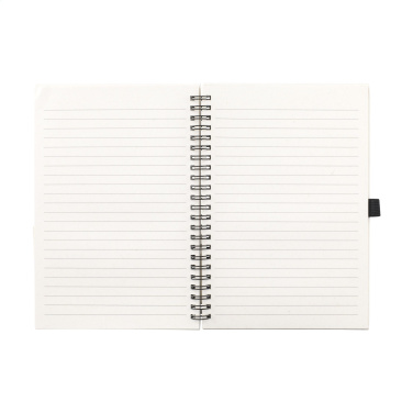 Logo trade promotional merchandise image of: Milk-Carton Wire-O Paper Notebook A5