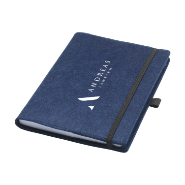 Logo trade advertising products picture of: Felty GRS RPET Paper Notebook A5