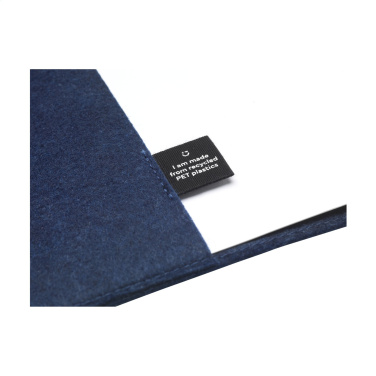 Logo trade promotional gifts image of: Felty GRS RPET Paper Notebook A5