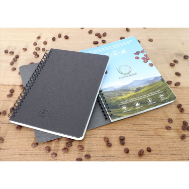 Logo trade promotional gift photo of: Coffee Paper Notebook Wire-O A5