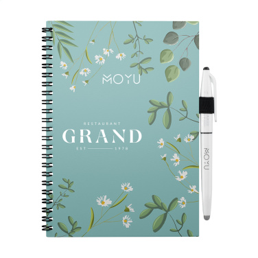 Logo trade corporate gifts image of: MOYU Erasable Stone Paper Notebook Custom SoftCover