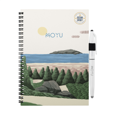 Logo trade promotional merchandise image of: MOYU Erasable Stone Paper Notebook Custom SoftCover