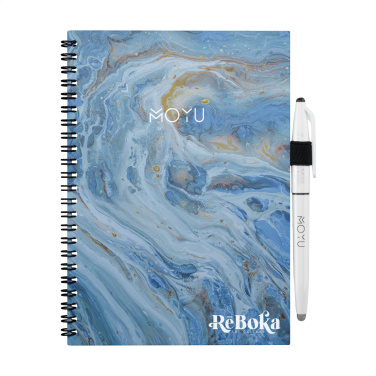 Logo trade advertising products picture of: MOYU Erasable Stone Paper Notebook Custom SoftCover