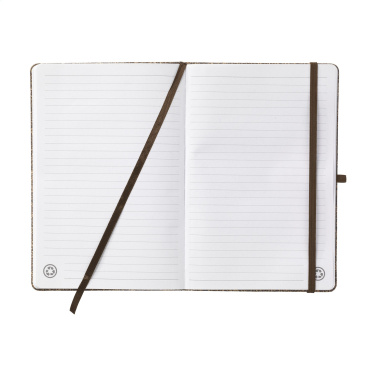 Logo trade promotional item photo of: CoffeeGround Cork Paper Notebook A5