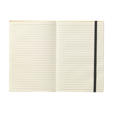 Logotrade promotional merchandise photo of: Bamboo Journal Naked Spine Paper Notebook A5