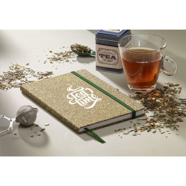 Logotrade promotional merchandise photo of: TeaGround Cork Paper Notebook A5