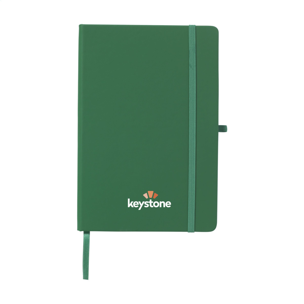 Logo trade corporate gift photo of: Recycled GRS PU Paper Notebook A5