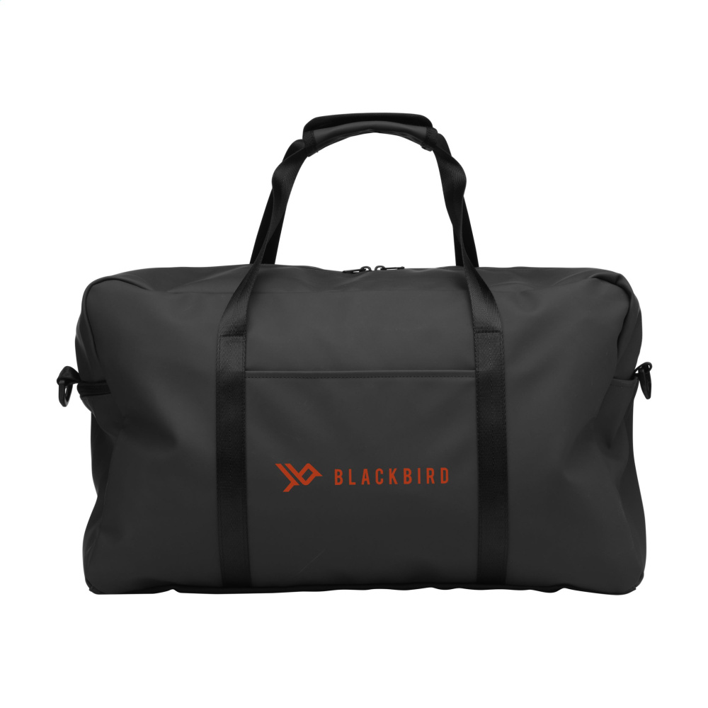 Logo trade promotional items image of: Lennon RCS Recycled PU Sports-/Travelbag