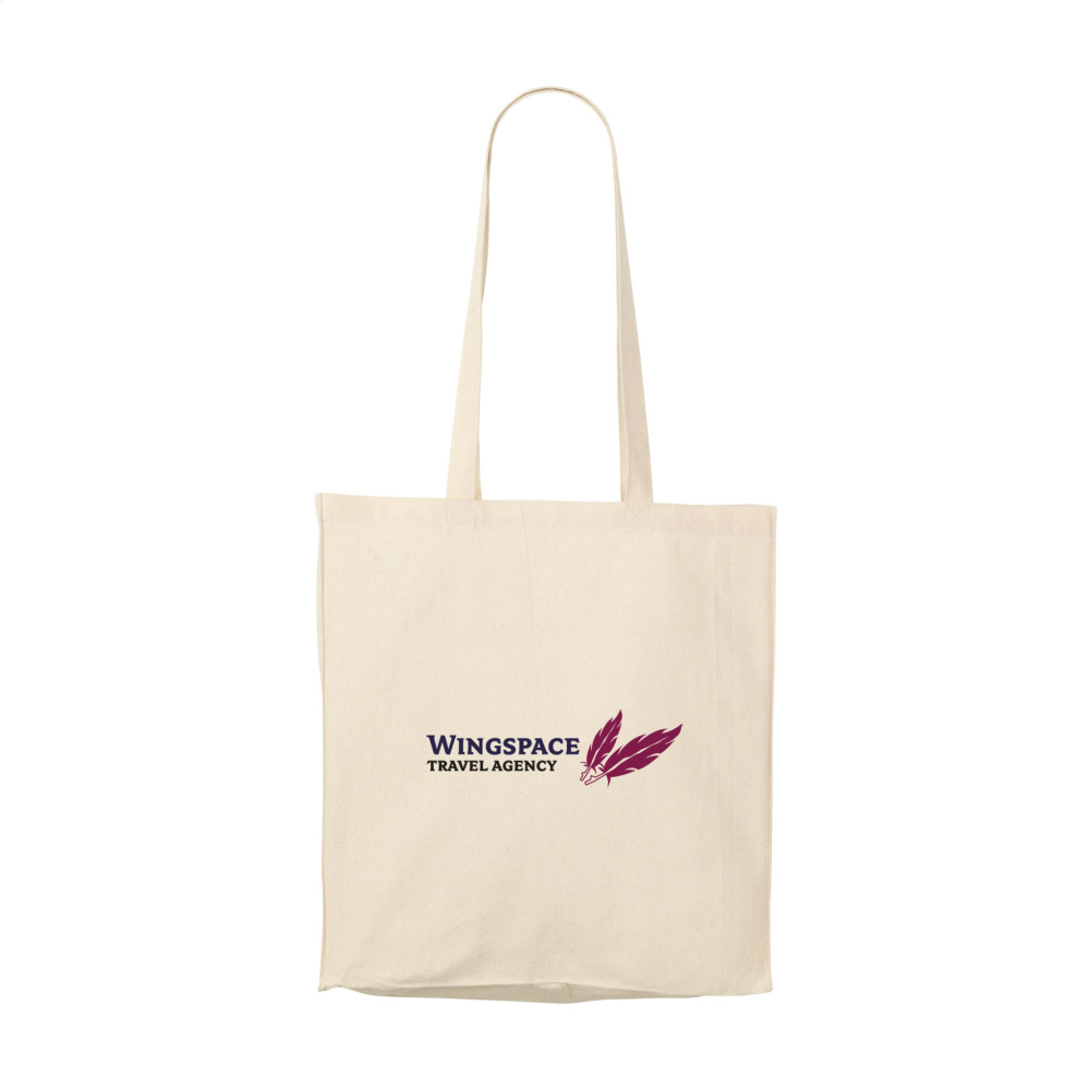 Logo trade promotional merchandise picture of: Natural Square Bag (165 g/m²) cotton bag