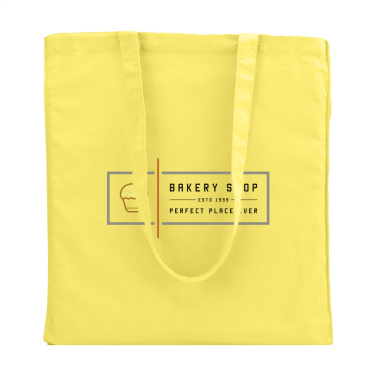 Logo trade advertising products image of: Colour Square Bag (160 g/m²) cotton bag