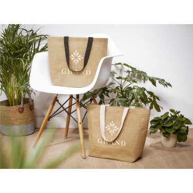 Logo trade promotional merchandise photo of: Elegance Bag jute shopper