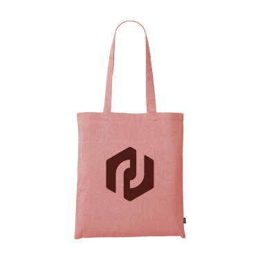 Logotrade business gift image of: GRS Recycled Cotton Shopper (180 g/m²) bag