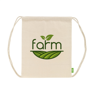 Logo trade promotional gifts image of: Organic Cotton GOTS Promo (140 g/m²) backpack