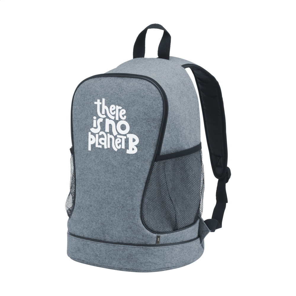 Logo trade promotional items image of: PromoPack Felt Gym Bag backpack