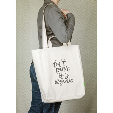 Logo trade corporate gifts picture of: Organic Cotton Canvas Tote Bag (280 g/m²)