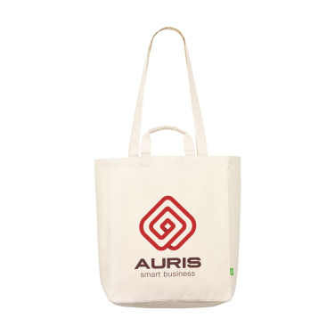 Logo trade promotional gifts image of: Organic Cotton Canvas Tote Bag (280 g/m²)