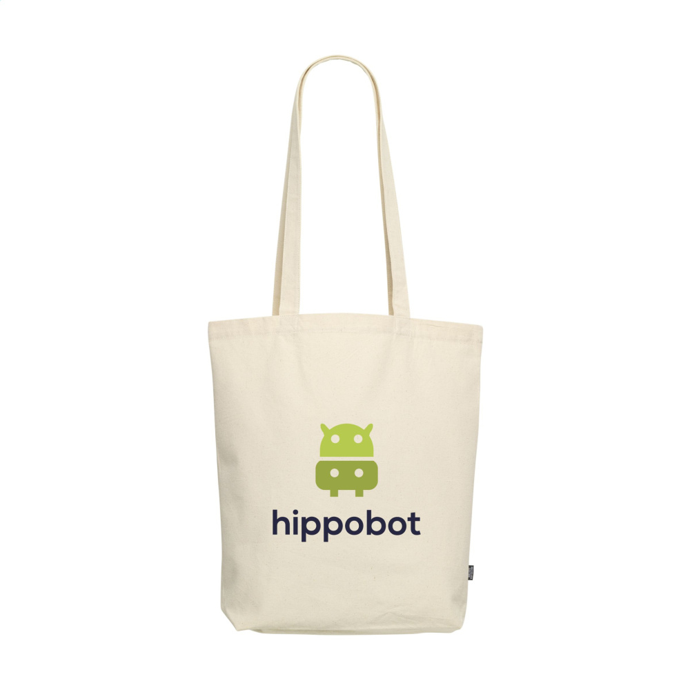Logotrade promotional gift picture of: GRS Recycled Canvas Bag Natural (260 g/m²)